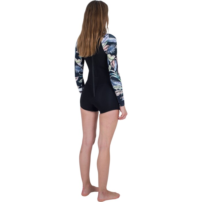 2024 Hurley Mujer Advant 2mm Back Zip Shorty Traje De Primavera WSS0013222 - Wispy